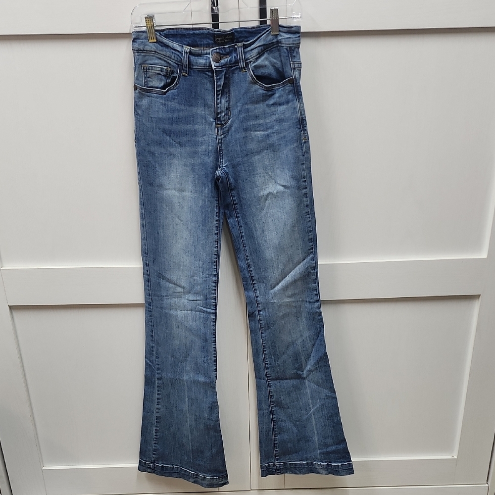 Classic Blue Flare Jeans for Women